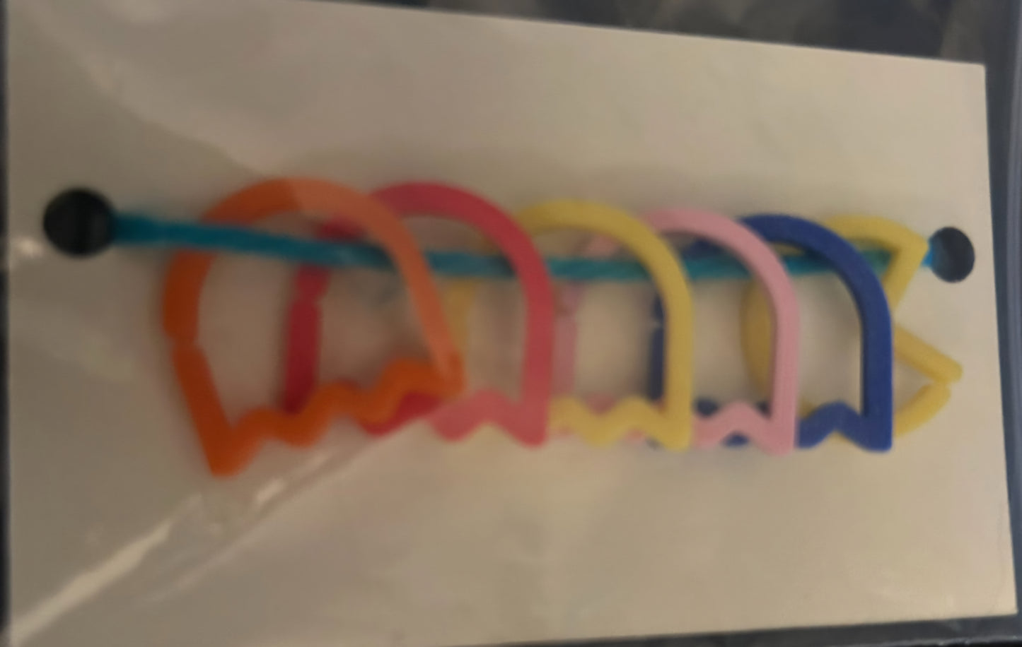 Pac Man Stitch Markers